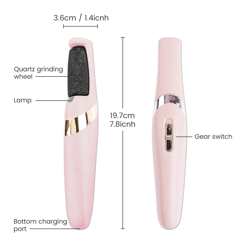 Pédicure électrique sans fil rechargeable